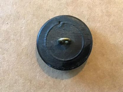 Q.V.C Canada Militia large black horn button