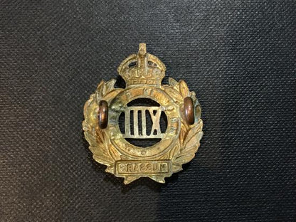 Boer war period 13th Hussars collar badge