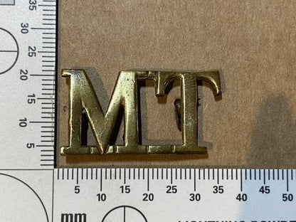WW1 M.T (Motor Transport) shoulder title