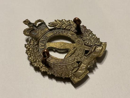 N.Z.W.R.A.C bi-metal cap badge by STOKES