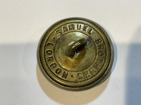 QVC Royal Artillery Volunteers white metal button by Samuel Bros
