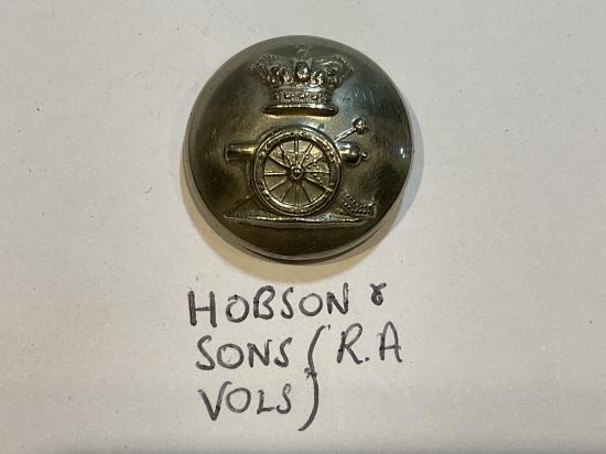 Gradia Militaria -  Q.V.C Royal Artillery Volunteers button by HOBSON