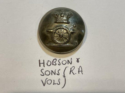 Gradia Militaria -  Q.V.C Royal Artillery Volunteers button by HOBSON