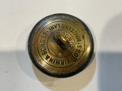 Victorian The Devonshire Regt, officers silver plated button