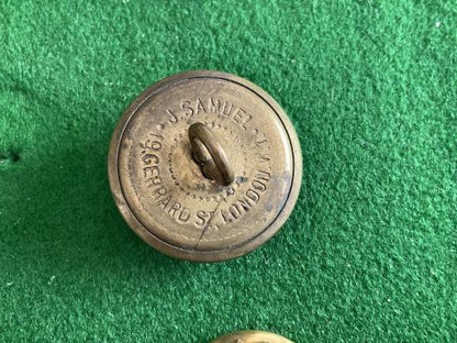 North Lancs brass button