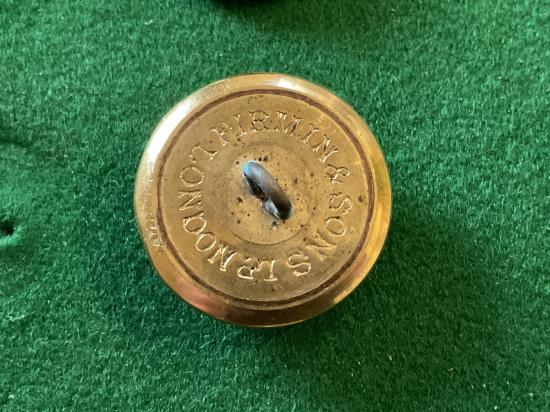 Victorian Bengal Staff Corps Officers gilt button