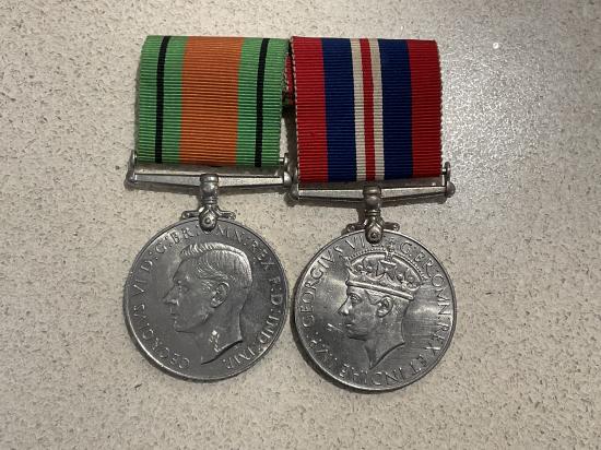 Gradia Militaria -  WW2 War & Defence medals , mounted for wear.