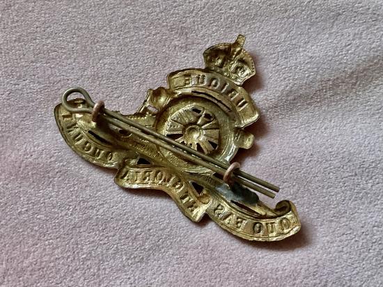 WW2 Royal Canadian Artillery O.Rs cap badge