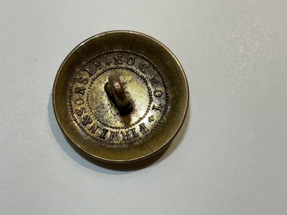 Imperial Yeomanry School (I.Y.S) gilded brass mess dress button