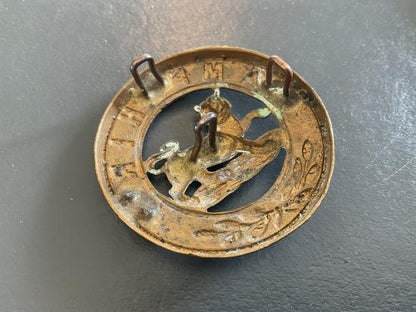 Hampshire Regiment Other Ranks helmet plate centre
