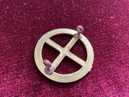 R.A.F brass apprentice badge