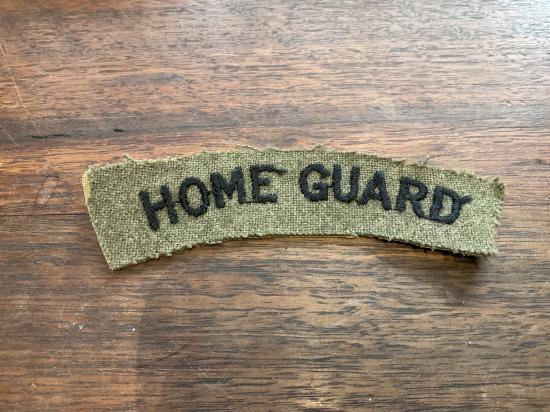 Gradia Militaria -  WW2 Home Guard cloth shoulder title