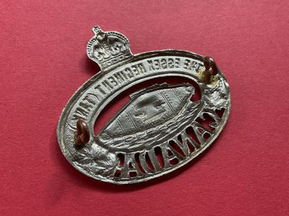 WW2 Canadian, The Essex Regiment (Tank cap badge)