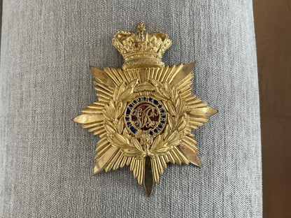 Gradia Militaria -  Victorian Royal Military Academy Sandhurst helmet plate