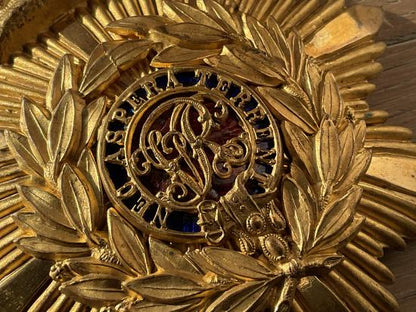 Victorian Royal Military Academy Sandhurst helmet plate