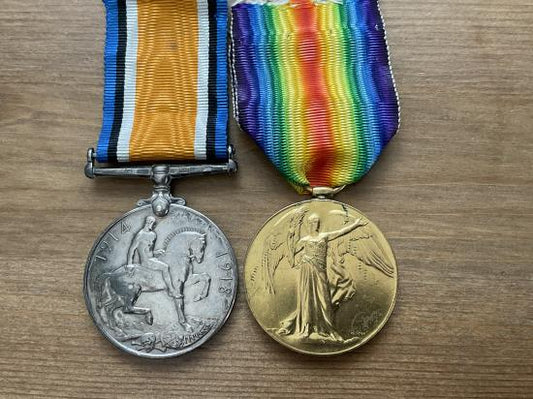 Gradia Militaria -  WW1 Pair; 5465 Private Alfred BONIFACE 1/4th Suffolk Regiment