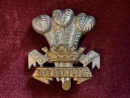 Gradia Militaria -  WW1 The Leinster Regiment cap badge
