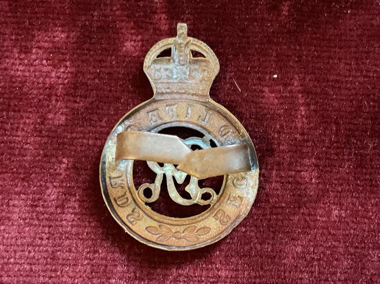 WW1 Second Life Guards O.S.D cap badge