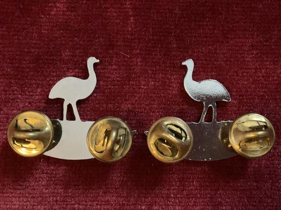 Australian 2/14th Queensland mounted infantry collars