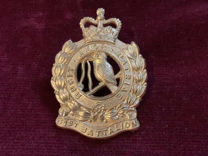 Gradia Militaria -  Australian 51st Battalion Far North Queensland Regiment cap badge