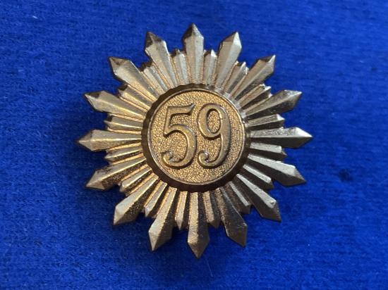 Gradia Militaria -  Australian 59th Inf Bn collar badge 1953-1960