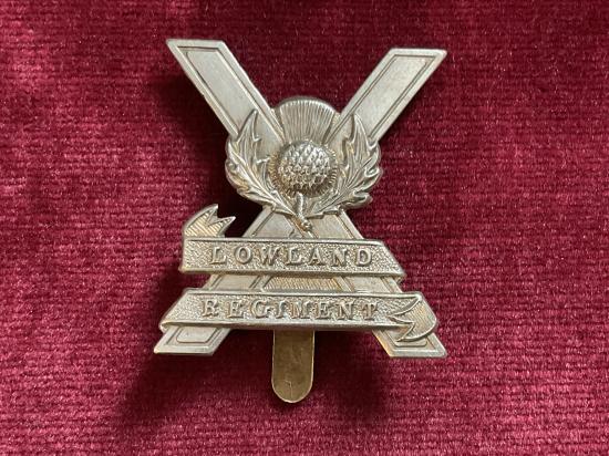 Gradia Militaria -  WW2 Lowland Regiment cap badge