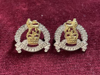 Gradia Militaria -  Rhodesian army pay corps officers collar badge