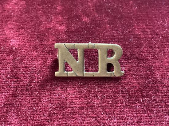 Gradia Militaria -  Nigerian regiment brass shoulder title