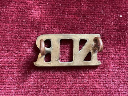 Nigerian regiment brass shoulder title