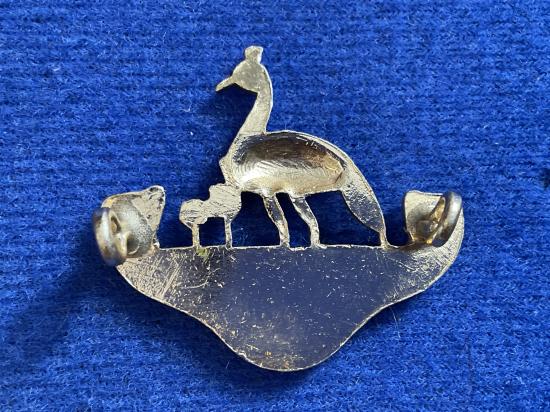 Anodised Northern Rhodesia regiment collar badge