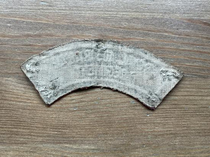 ROYAL AUSTRALIAN REGIMENT Bordered cotton title