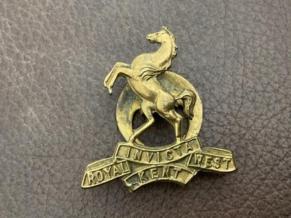 Gradia Militaria -  Royal West Kent Regiment O.C.A lapel badge
