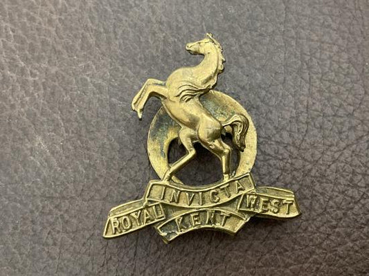 Gradia Militaria -  Royal West Kent Regiment O.C.A lapel badge