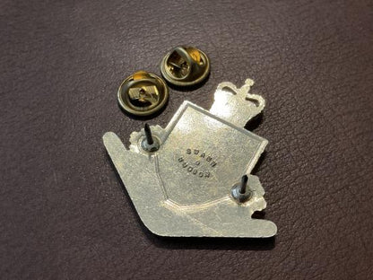 University of N.S.W Regiment anodised collar badge