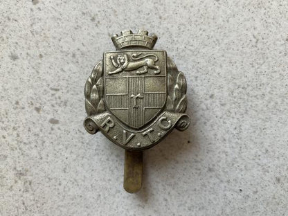 Gradia Militaria -  Rochester Volunteer Training Corps (R.V.T.C) cap badge