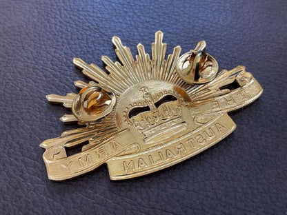Australian military Forces current issue Rising Sun hat badge