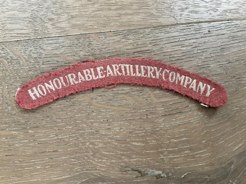 Gradia Militaria -  HONOURABLE ARTILLERY COMPANY cloth title