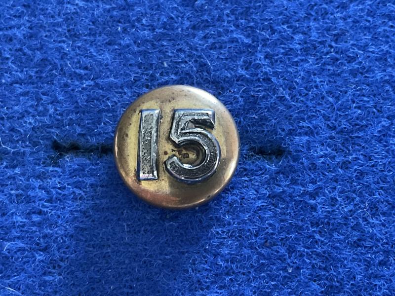 Gradia Militaria -  15th Punjab Regiment mess waistcoat silver/gilt button