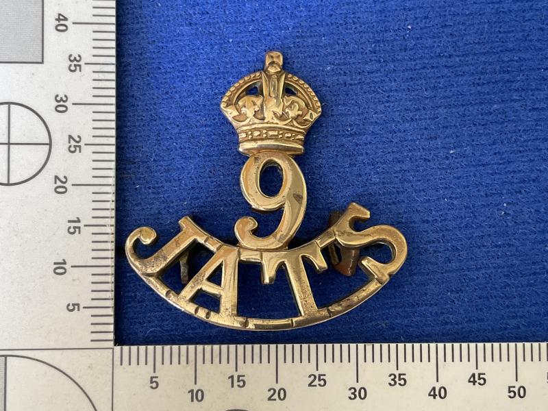 Gradia Militaria -  WW2 1st Royal Bn , 9th JATS Regt shoulder title