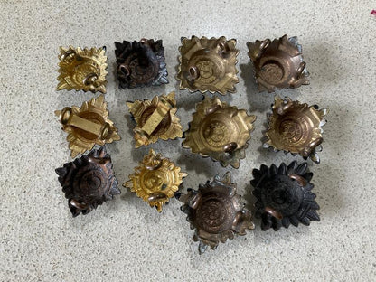 Gurkha Officers blackened rank pips x 12 items