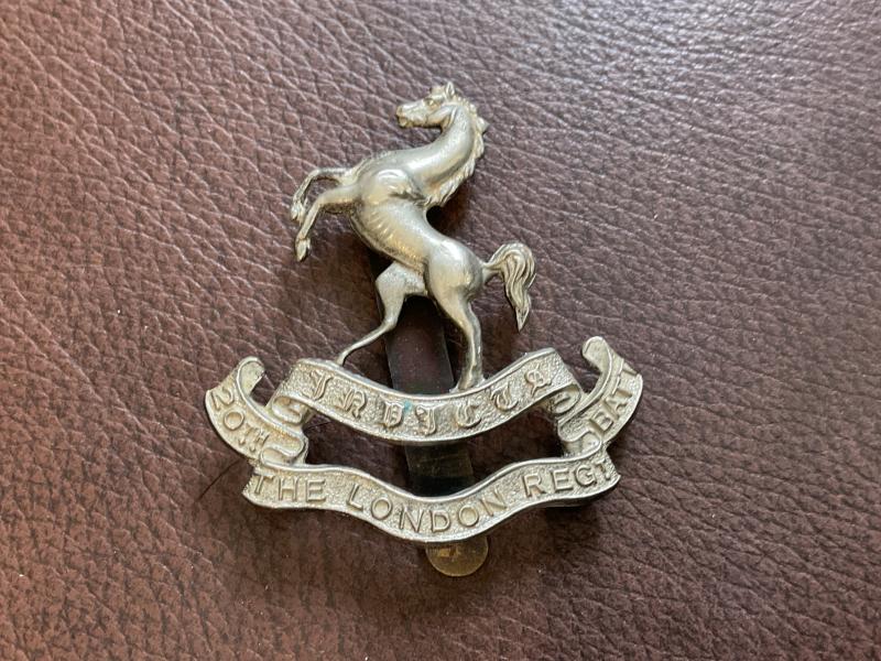 Gradia Militaria -  20th (County of London) Btn Blackheath & woolwich cap badge