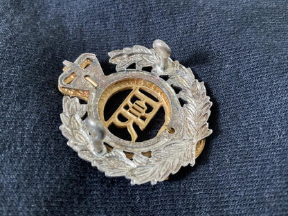 Post 1952 Royal Engineers officers bi/metal cap badge