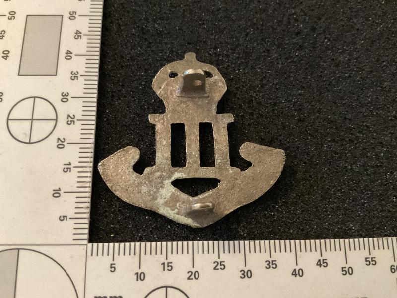 Post 1922 Indian Army 3rd Cavalry cap badge