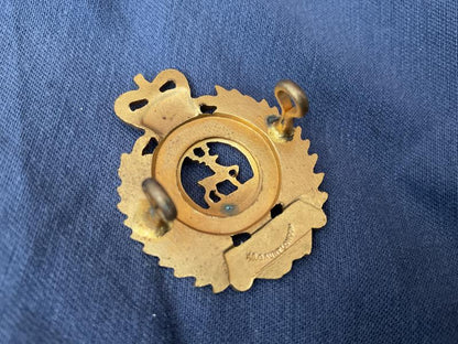 N.Z 12th & 13th KIA PONO TONU regt officers cap badge