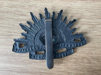 WW1 British made Australian Rising sun , unusual slider