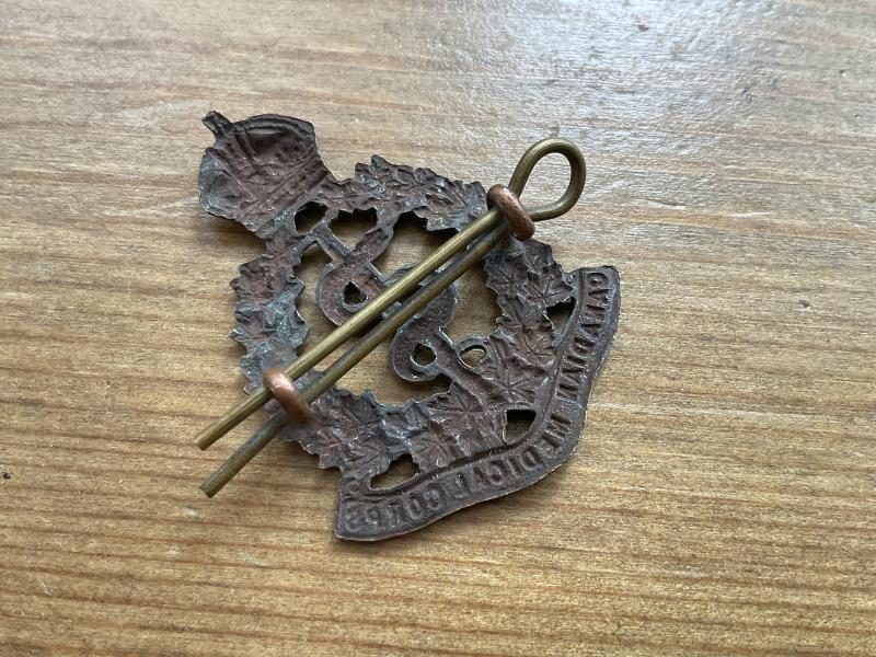 WW1 Canadian Medical Corps O.S.D cap badge