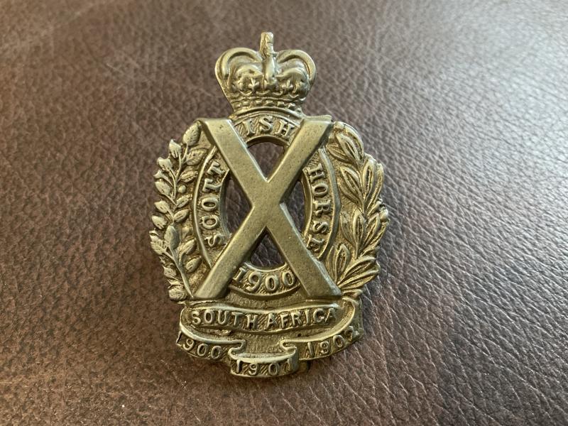 Gradia Militaria -  Scottish Horse Glengarry badge