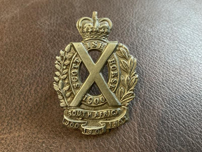 Gradia Militaria -  Scottish Horse Glengarry badge