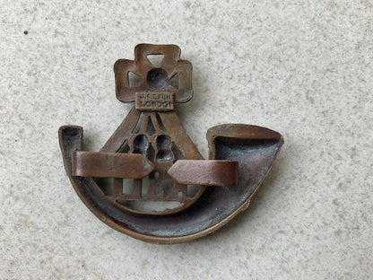 K.S.L.I Officers service dress cap badge by Gaunt