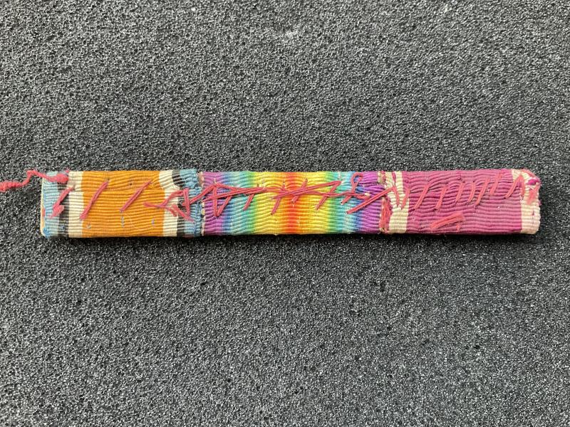 Medal ribbon bar, WW1 pair, L.S.G.C medal